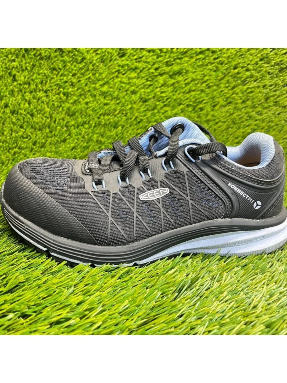 Keen Utility Vista Energy Womens Size 5.5D Black Carbon Toe Safety Work Shoes